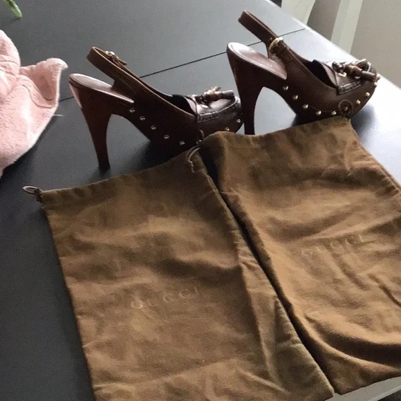 🌼Host Pick🌼Authentic Gucci Slingback Shoes NWT - Picture 5 of 9